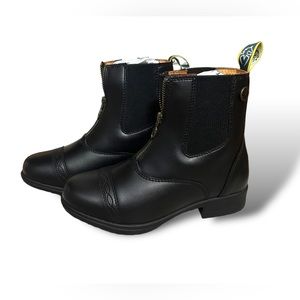 NWT!! Shires Equestrian Moretta Kids Clio Zip Up Paddock Boots